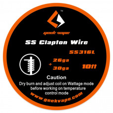 GV Clapton SS316L 26GA+30GA GV Clapton SS316L 26GA+30GA